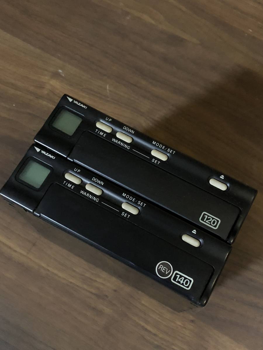 190100 矢崎 ヤザキ YAZAKI アナログ タコグラフ アナタコ120 ATG21-120W.120D 140 ATG21-140W.140D 2台 通電確認