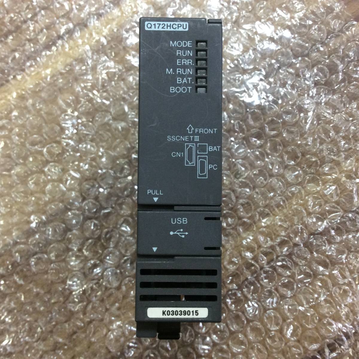 ●【AH-2194】中古品 MITSUBISHI 三菱電機 シーケンサ モーションコントローラ Q172HCPU【レターパックプラス・送料全国一律520円可】