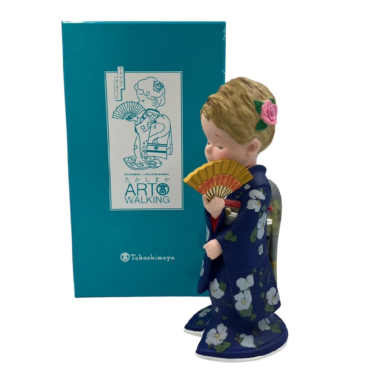 ☆限定ノベルティ 高島屋 ローズちゃん 『アレ夕立に』 竹内栖鳳コラボ 