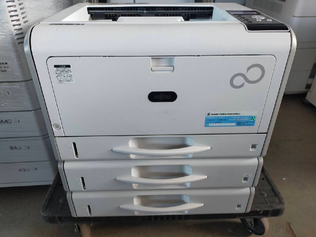 ■FUJITSU Printer XL-9321　A3モノクロレーザープリンター コピー機 　三段カセット！動作確認済み　【C0217Z8BH】