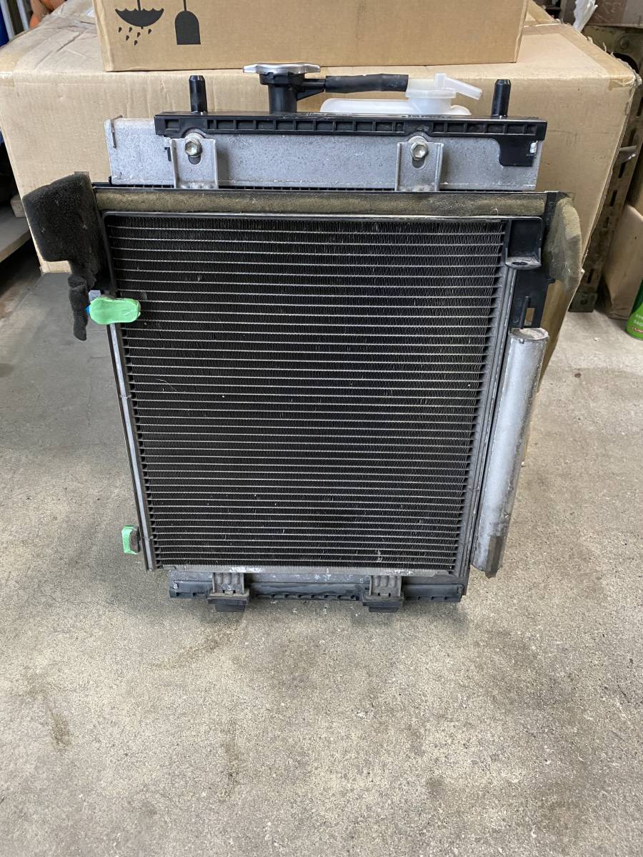 L375S タント ラジエーター コンデンサー 電動ファン ターボ 2303-761
