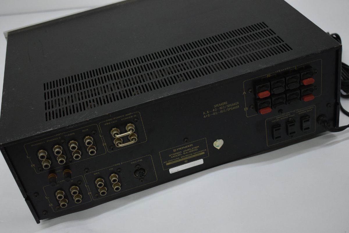 Pioneer SA-8900 II ステレオアンプ ☆Pioneer パイオニアSA-8900