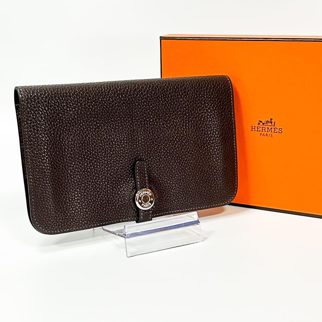 HERMES バスティア　ダークブラウン ケース HERMES バスティア ダークブラウン ケース HERMES(エルメス