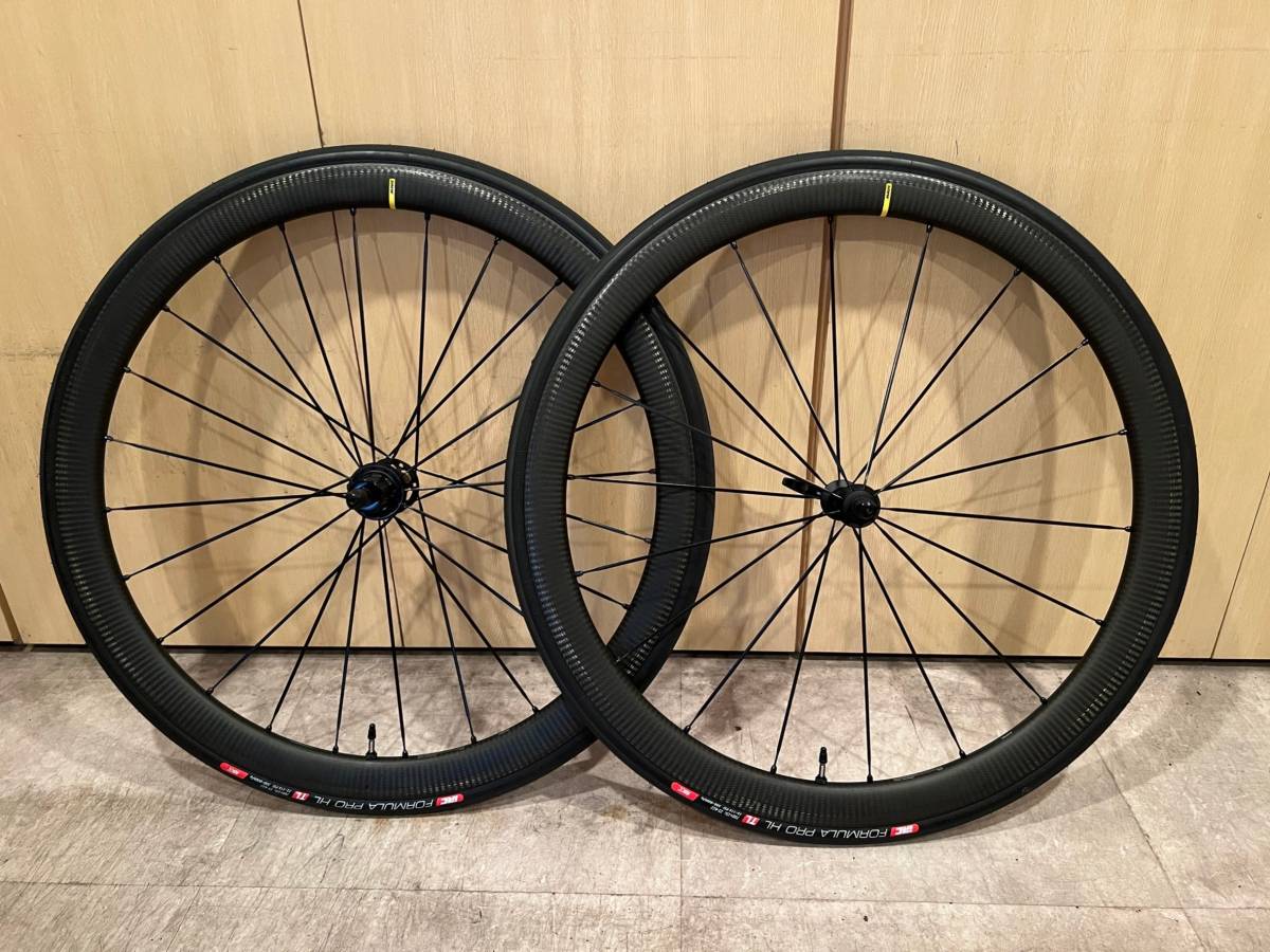 マビック MAVIC コスミックSLR40 COSMIC SLR40 ホイールセット シマノフリー11速 チューブレス カーボン　リムブレーキ