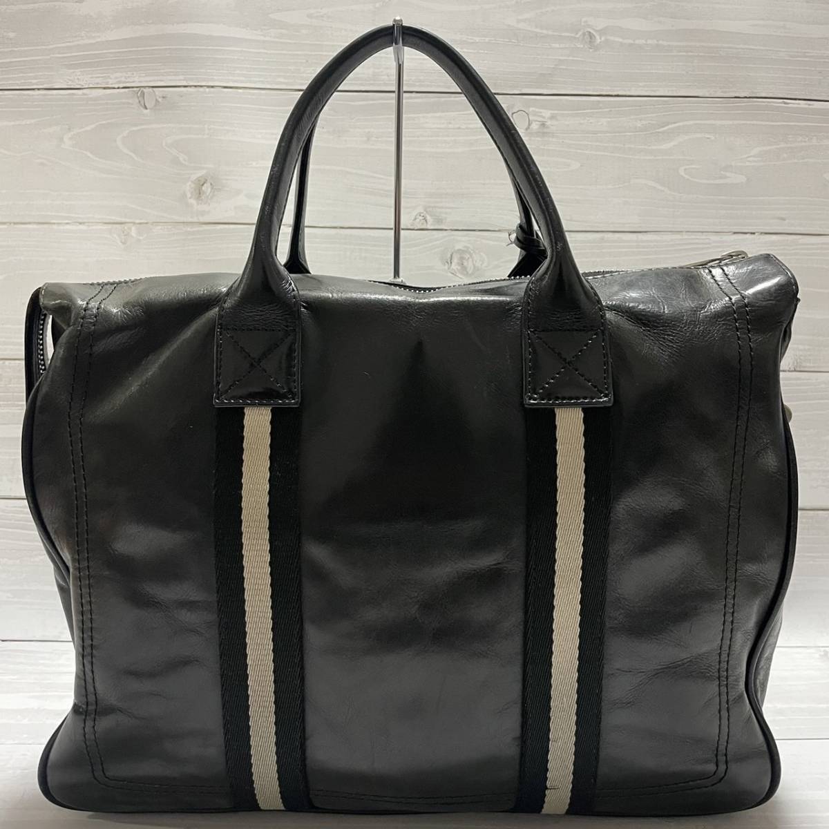 入手困難品】バリー BALLY ブリーフケース ビジネスバッグ 本革 レザー 