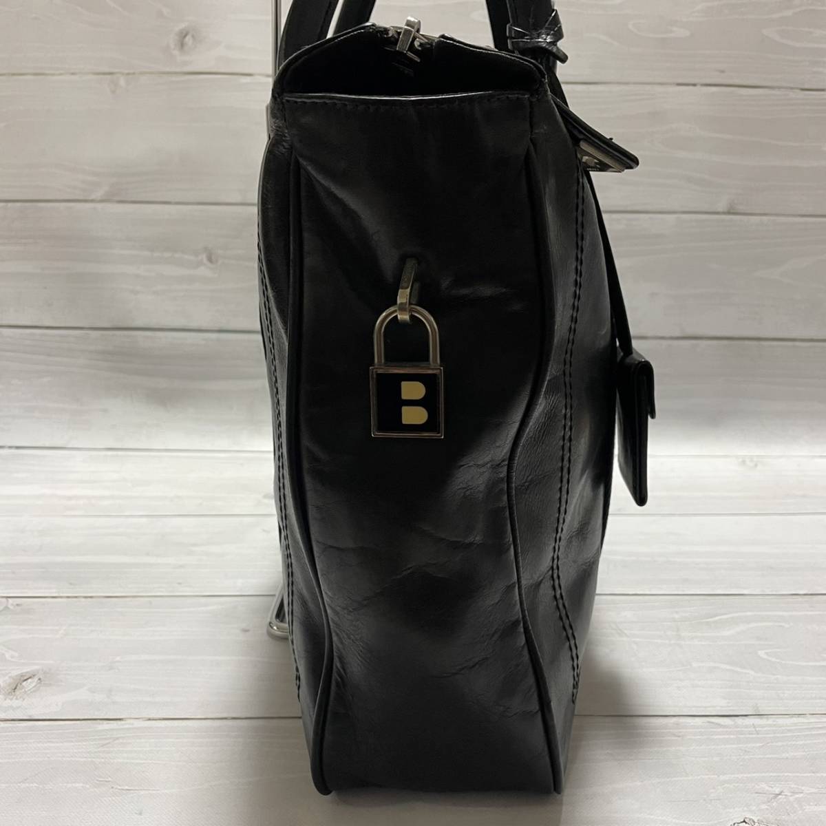 入手困難品】バリー BALLY ブリーフケース ビジネスバッグ 本革 レザー 