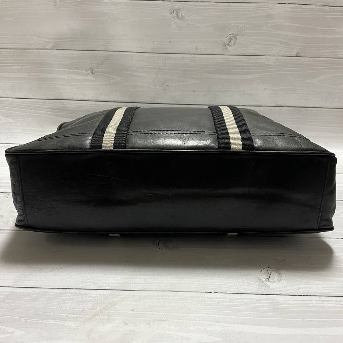 入手困難品】バリー BALLY ブリーフケース ビジネスバッグ 本革 レザー 