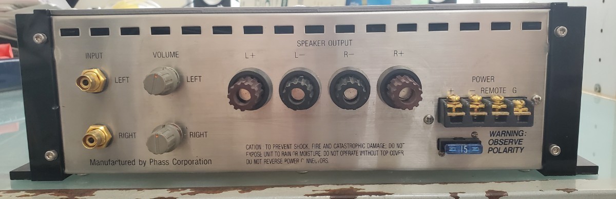 PHASS RE2 日本製 40w×2 2chパワーアンプ - 入庫