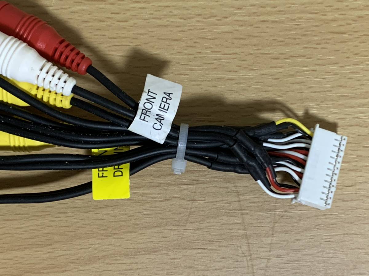 ケンウッド ナビ用 AV RCA 入出力ケーブル配線 MDV-Z700，MDV-Z701など