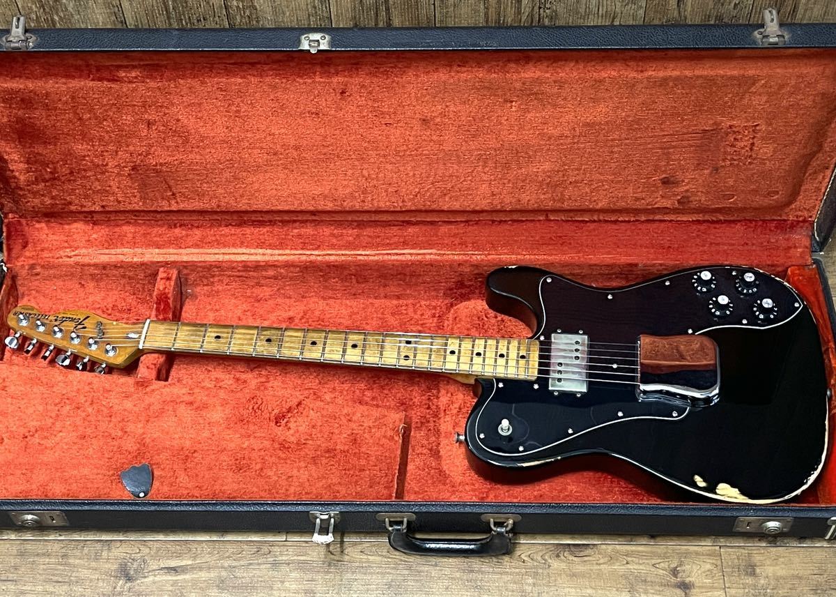【大人気，新作】 1970年代製のFender Telecaster Custom Black アメリカ製のヴィンテージ品 送料サービス(テレキャスター)｜売買されたオークション情報、yahooの商品情報をアーカイブ公開 - オークファン 本体