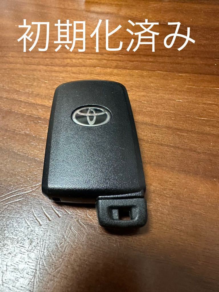 初期化済み トヨタ スマートキー ３ボタン バックドア ランドクルーザー URJ202W 基盤番号 281451-2110 スマートキー トヨタ 純正 パワーバック 80系 0