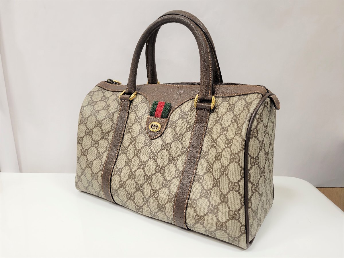 ☆GUCCI グッチ オールドグッチ 40.02.007 ハンドバッグ ボストン 