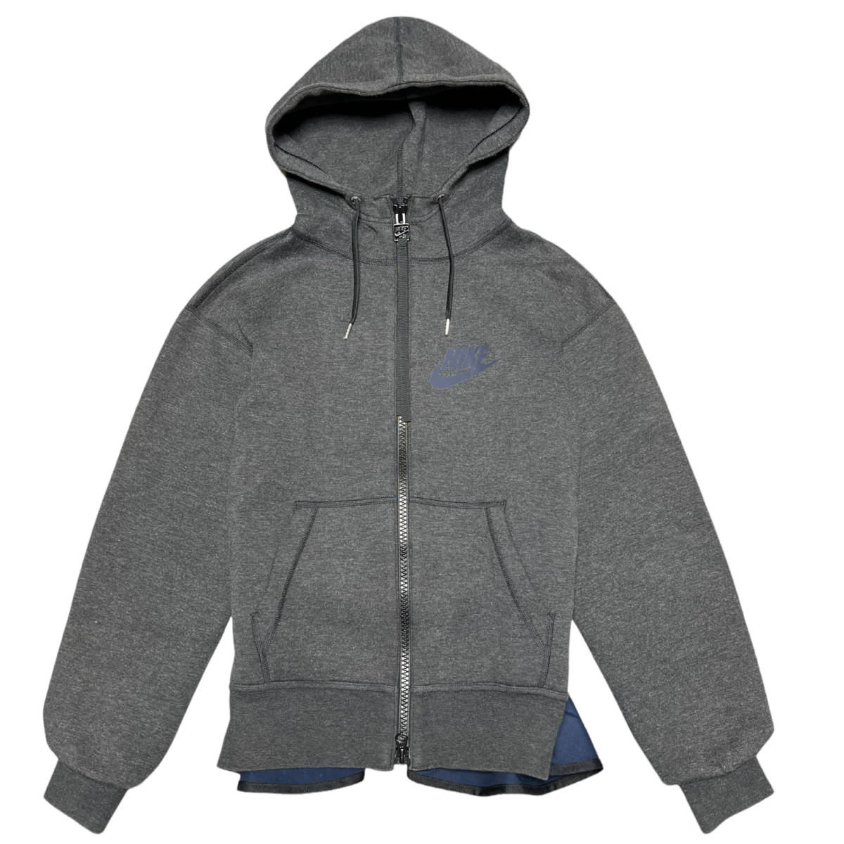 DD/31）SACAI NIKE 15ss テックパーカー チャコール/ネイビー size:XXS サカイ ナイキ /ジャケットブルゾンニットパンツデニムスウェット 