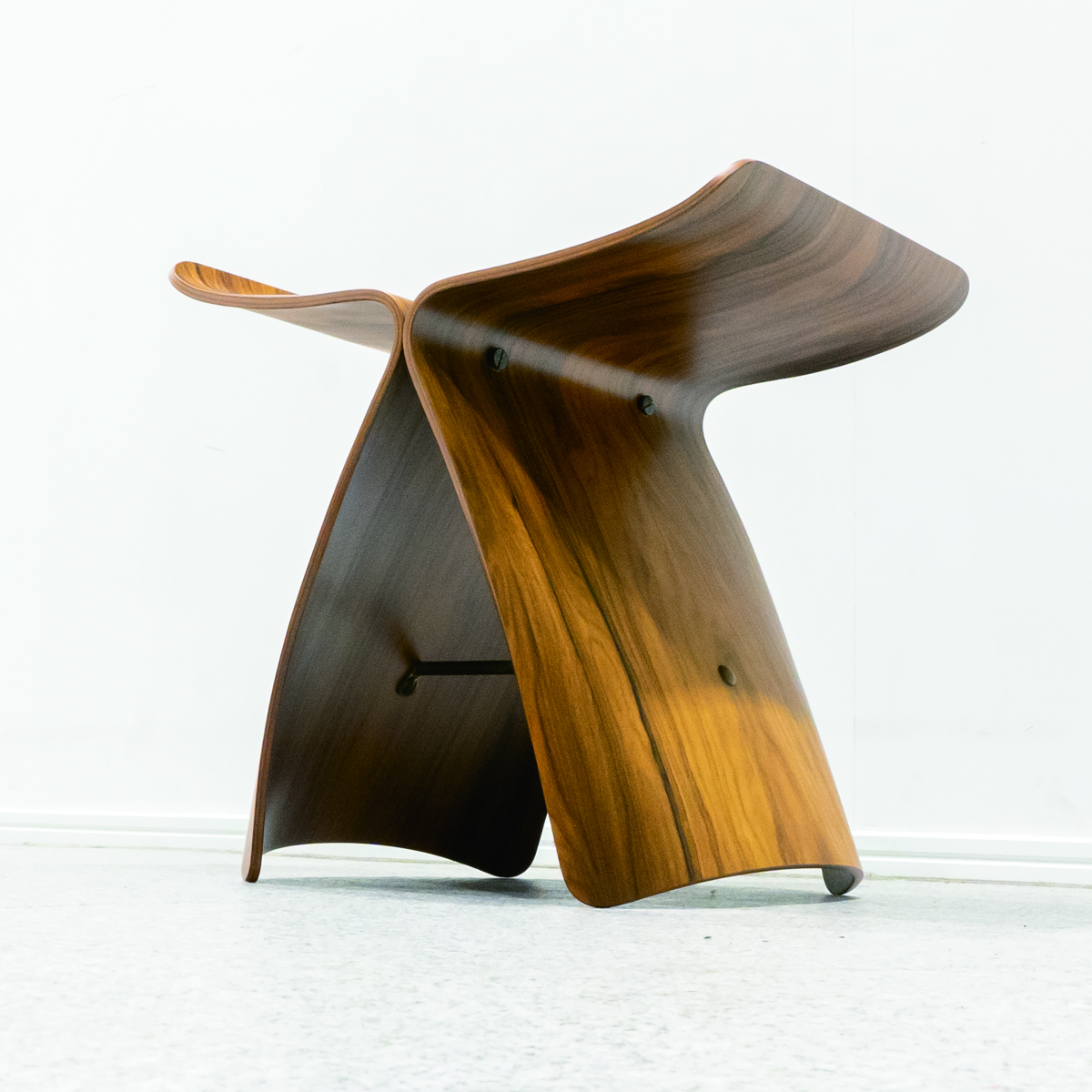 バタフライスツールビンテージ手書き番号柳宗理天童木工ヴィンテージ