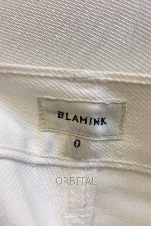 お受け取りまでのご確認用ページ 二子玉)ブラミンク BLAMINK ハイウエストデニムパンツ ジーンズ