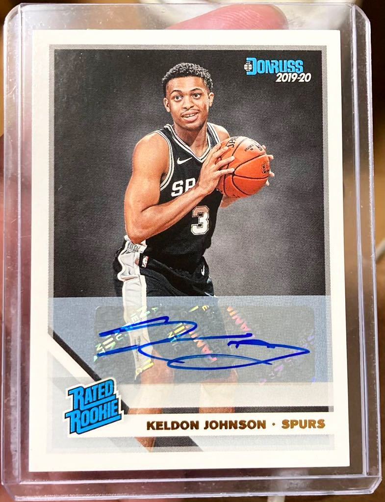 RC】サイン Keldon Johnson 2019-20 PANINI ケルドン・ジョンソン NBA 