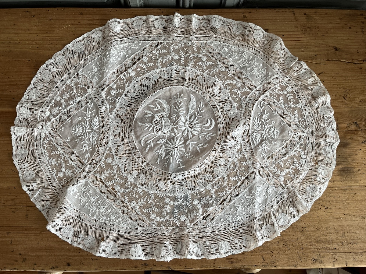 フランスアンティーク ノルマンディーレース France製 22 フランス