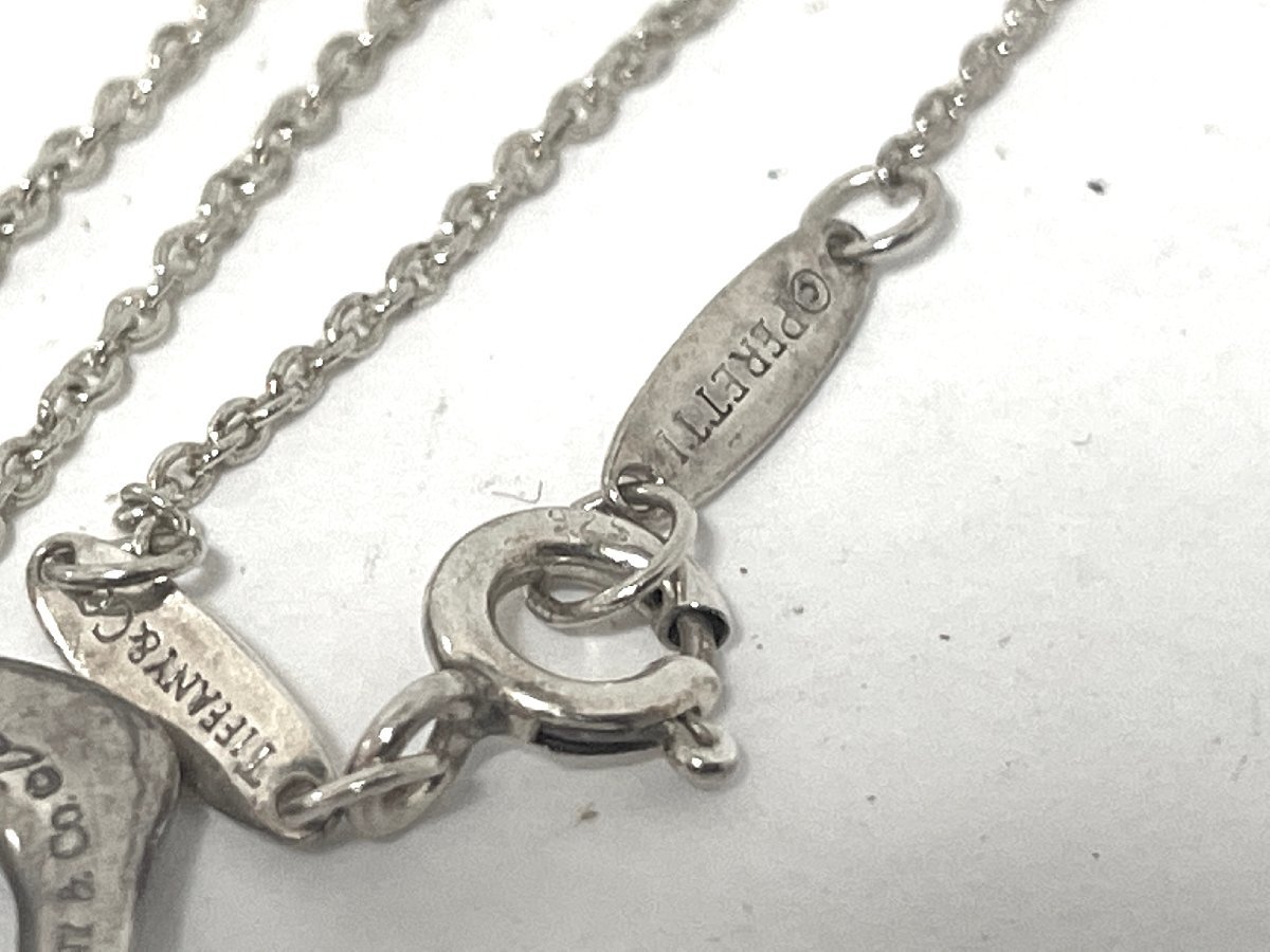 【良品】TIFFANY&Co.　ティファニー　オープンハートミニ　ネックレス　シルバー　SV925 ティファニー オープンハート ネックレス スモール オープンハートネックレスミニ ペンダント」の人気商品一覧