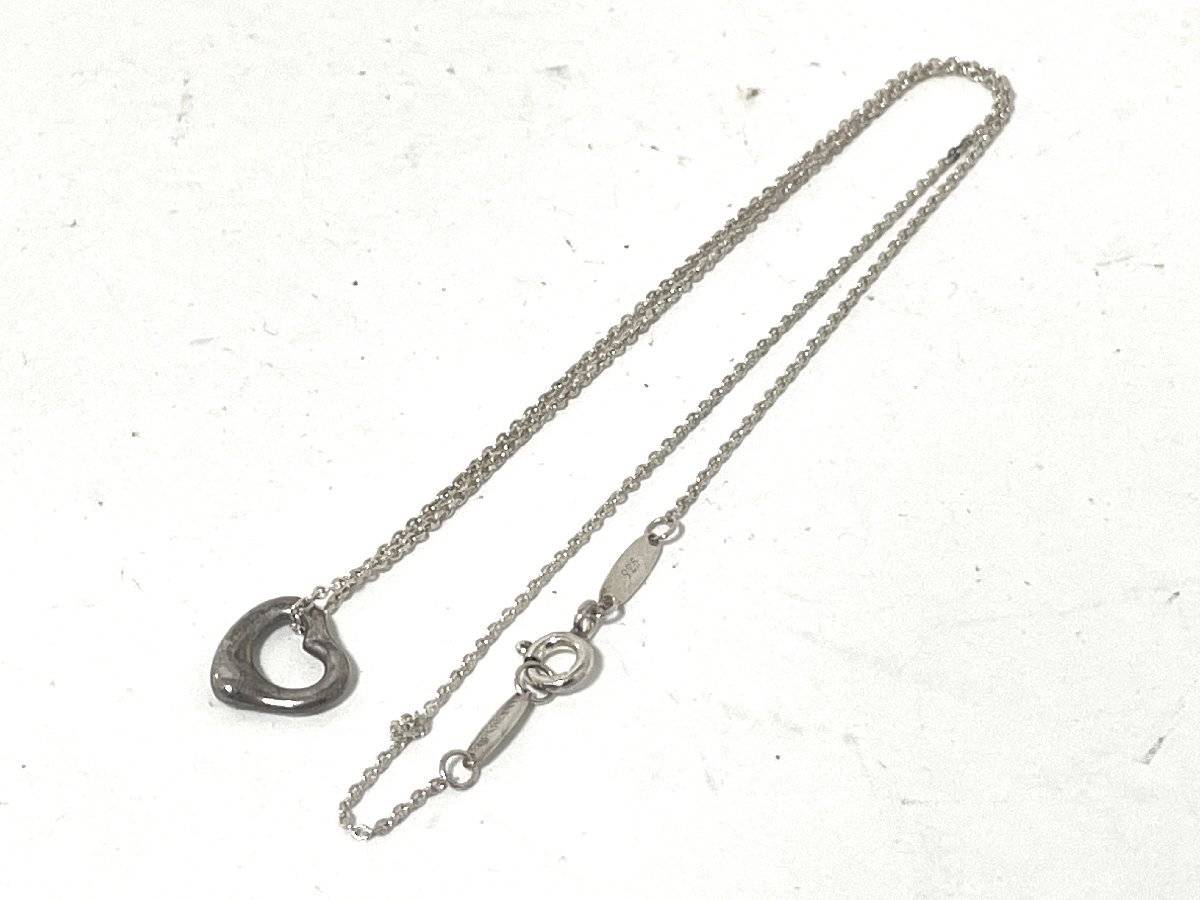 【良品】TIFFANY&Co.　ティファニー　オープンハートミニ　ネックレス　シルバー　SV925 ティファニー オープンハート ネックレス スモール オープンハートネックレスミニ ペンダント」の人気商品一覧