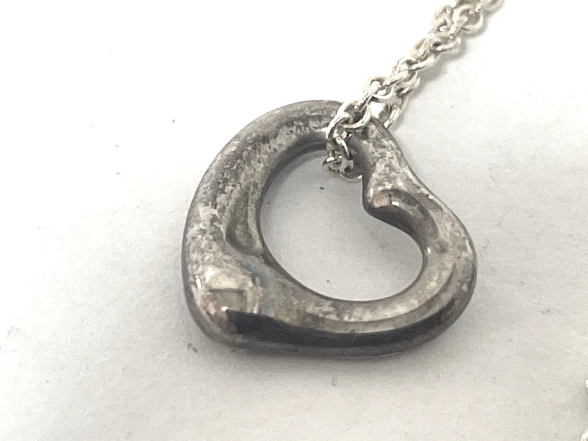【良品】TIFFANY&Co.　ティファニー　オープンハートミニ　ネックレス　シルバー　SV925 ティファニー オープンハート ネックレス スモール オープンハートネックレスミニ ペンダント」の人気商品一覧