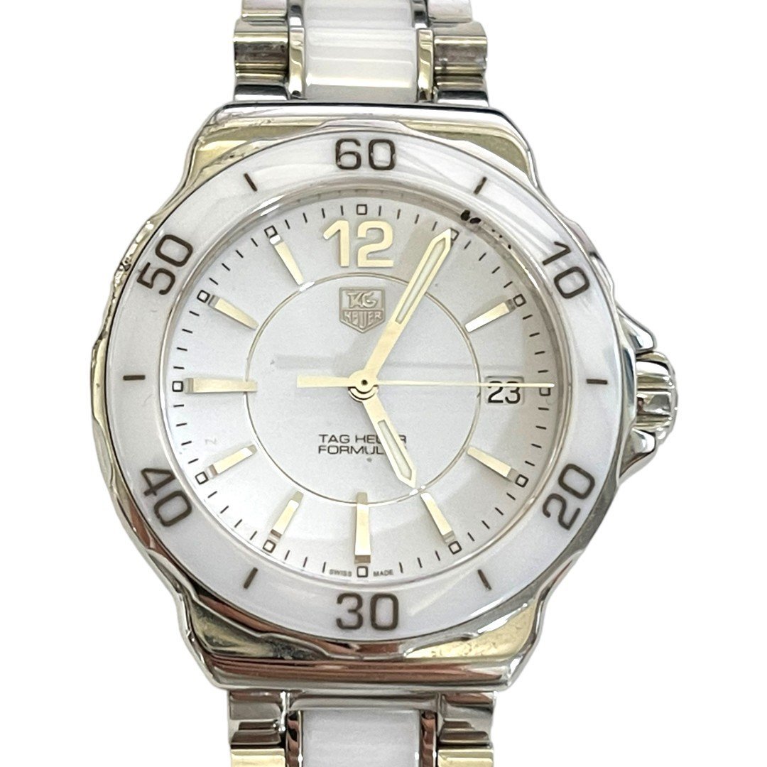 【中古品】 TAG HEUER タグホイヤー フォーミュラー1 デイト WAH1211 クォーツ レディース腕時計 時計 箱無 本体のみ L35427RD
