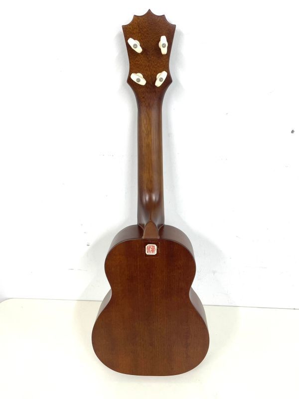 L200-G2-375 Koalana コアラナ ウクレレ ソプラノ 全長約55cm ソフトケース付 Famous フェイマス UT-401 チューナー 通電のみ確認済み ③