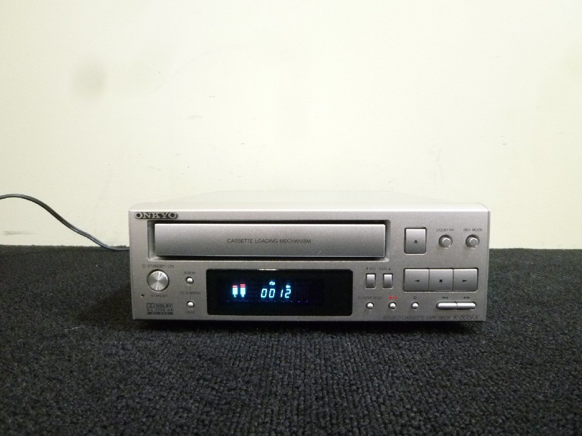 人気SALE，新品】 ONKYO K-505FX カセットデッキ