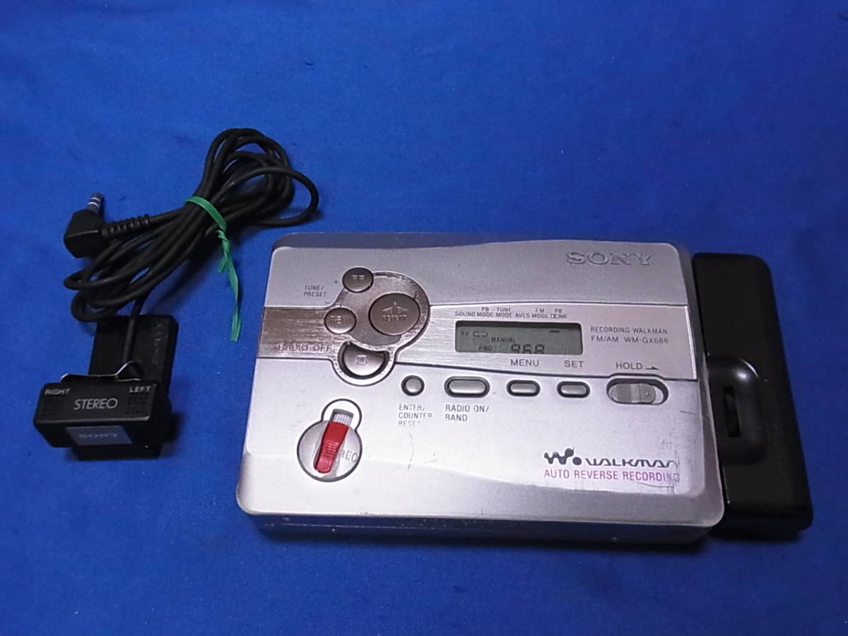 ジャンク SONY WM-GX688 WALKMAN カセットレコーダー カセット SONY