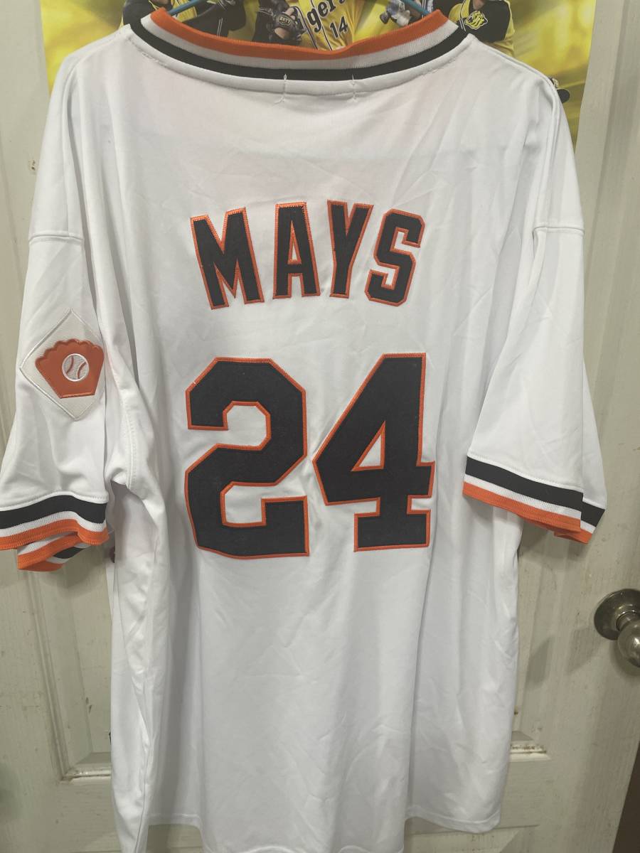 【低価，得価】 ウィーリー メイズ 復刻ジャージー サイズ52 Mitchell and Ness サンフランシスコジャイアンツ(応援ユニフォーム、ウエア)｜売買されたオークション情報、yahooの商品情報をアーカイブ公開 - オー 応援ユニフォーム、ウエア