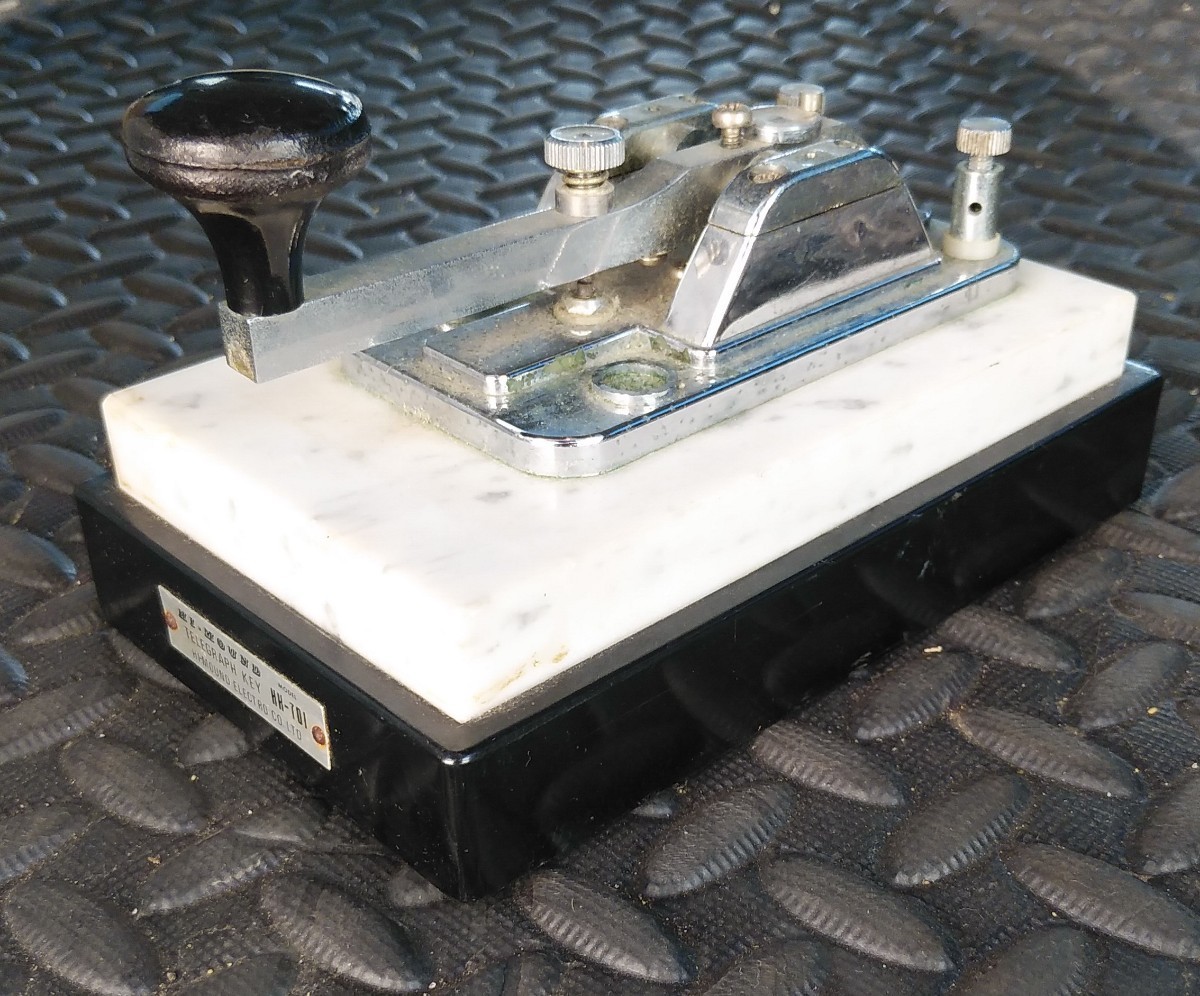 Hi-MOUND Telegraph Key HK-701 ハイモンド電鍵 モールス モールス信号