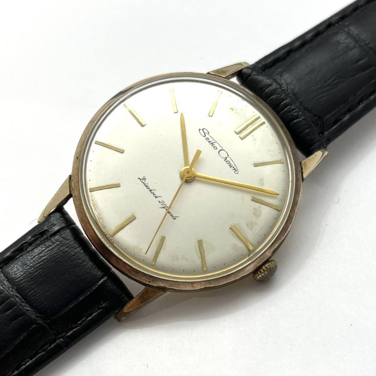 1円から　セイコー　クラウン　手巻き　メンズ　アンティーク品