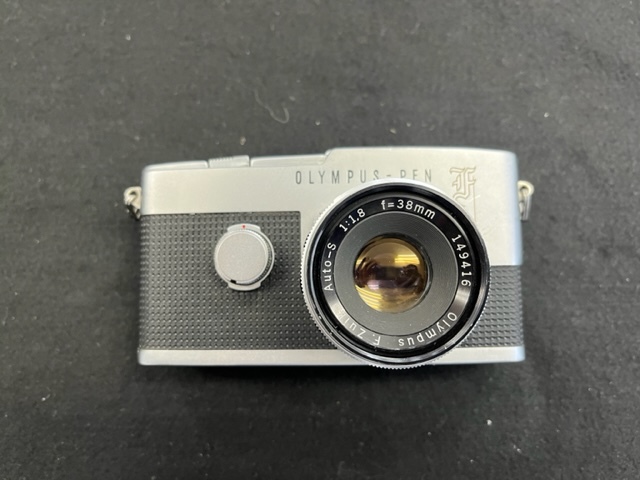 現状品】OLYMPUS-PEN オリンパスペン PEN-F F.Zuiko Auto-S 1:1.8 f=38