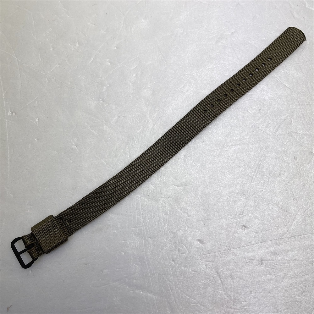 ベトナム戦争 69年製 アメリカ軍 腕時計用 リストバンド 16mm 黒 