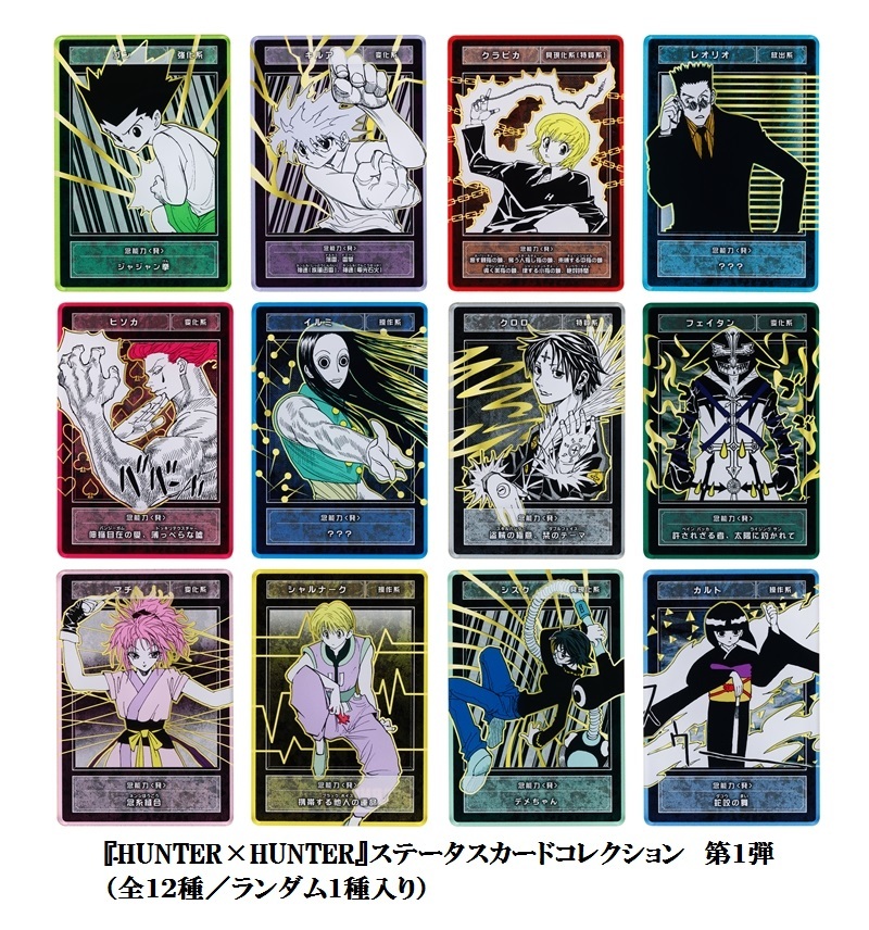 HUNTER×HUNTER ステータスカードコレクション 第1弾 未開封 10パック