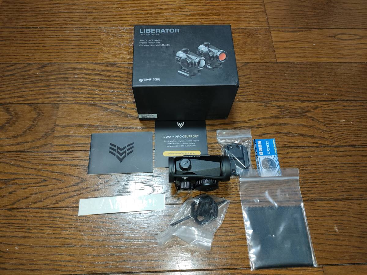 実物 swampfox liberator グリーンサークルドットサイト マイクロ