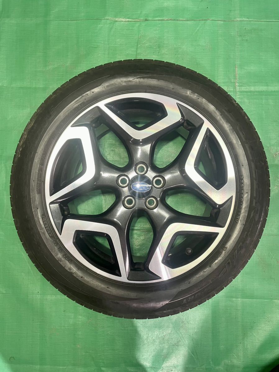 スバル XV 純正 18インチ 5穴 PCD100 7J オフセット55 ハブ径56 