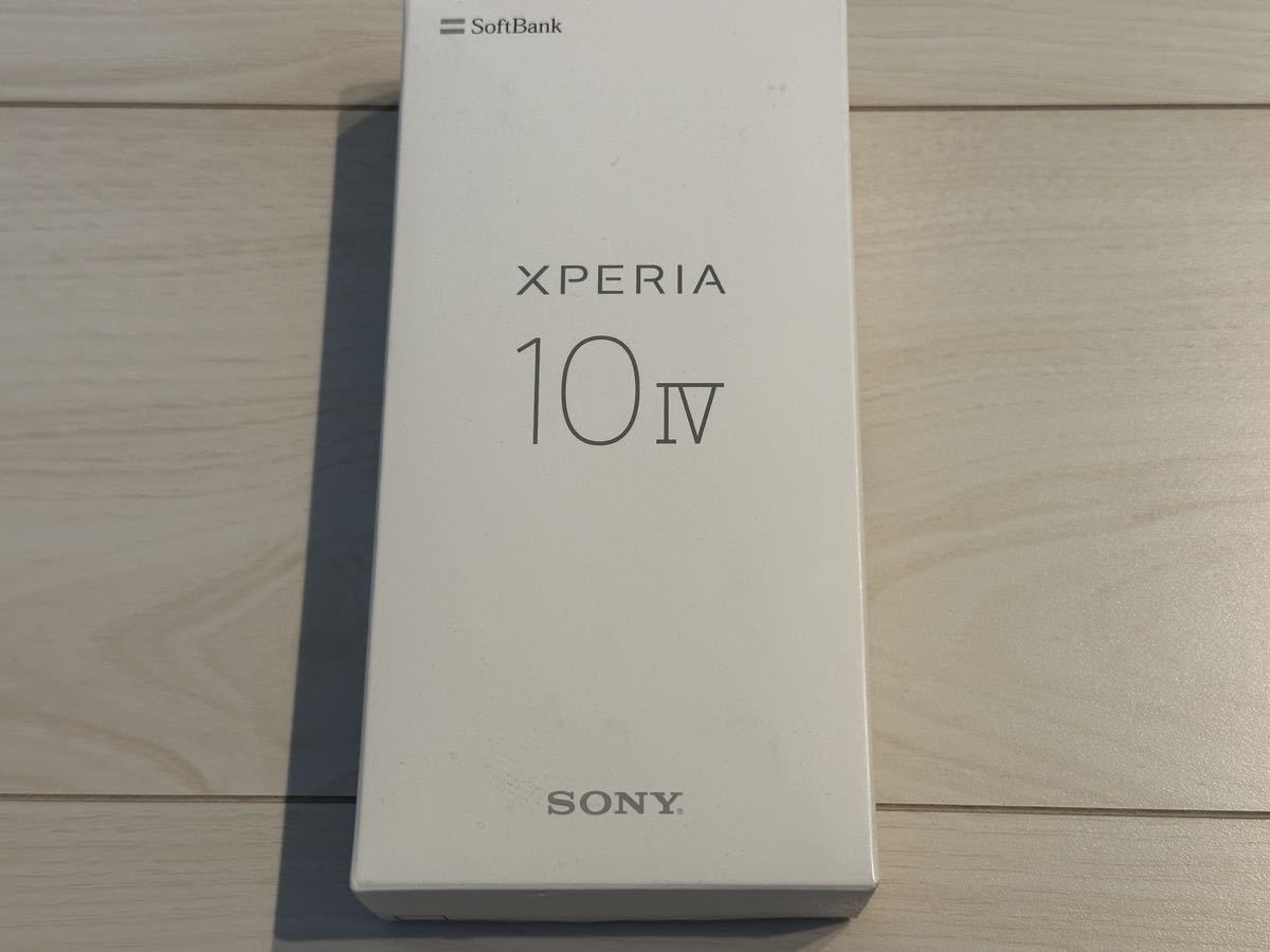 【新品未使用】ソフトバンク　A202SO　Xperia 10 iv ホワイト　SIMフリー　判定◯