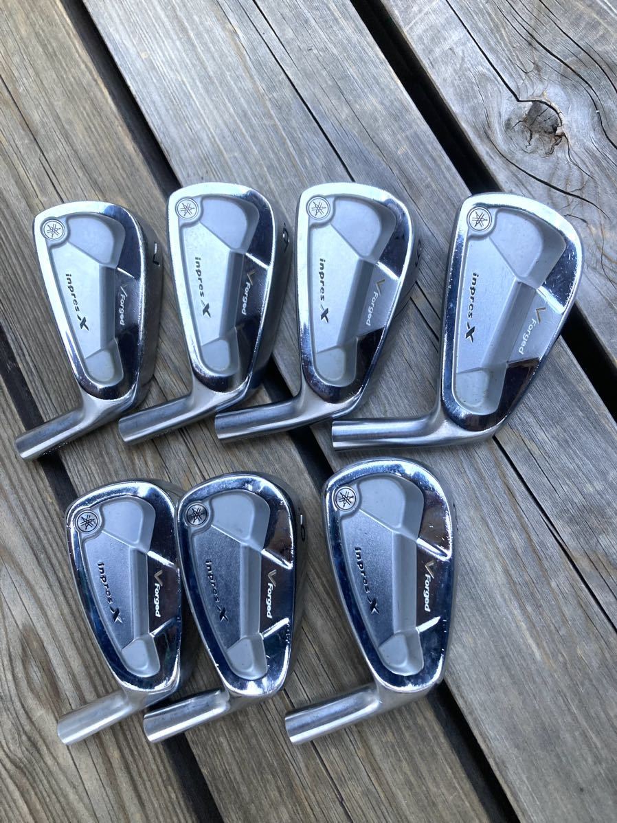 m*a様 Yamaha inpres X V FORGED アイアンセット 4- 送料無料 ヤマハ インプレス x v forged 4〜pw 7個セット アイアン