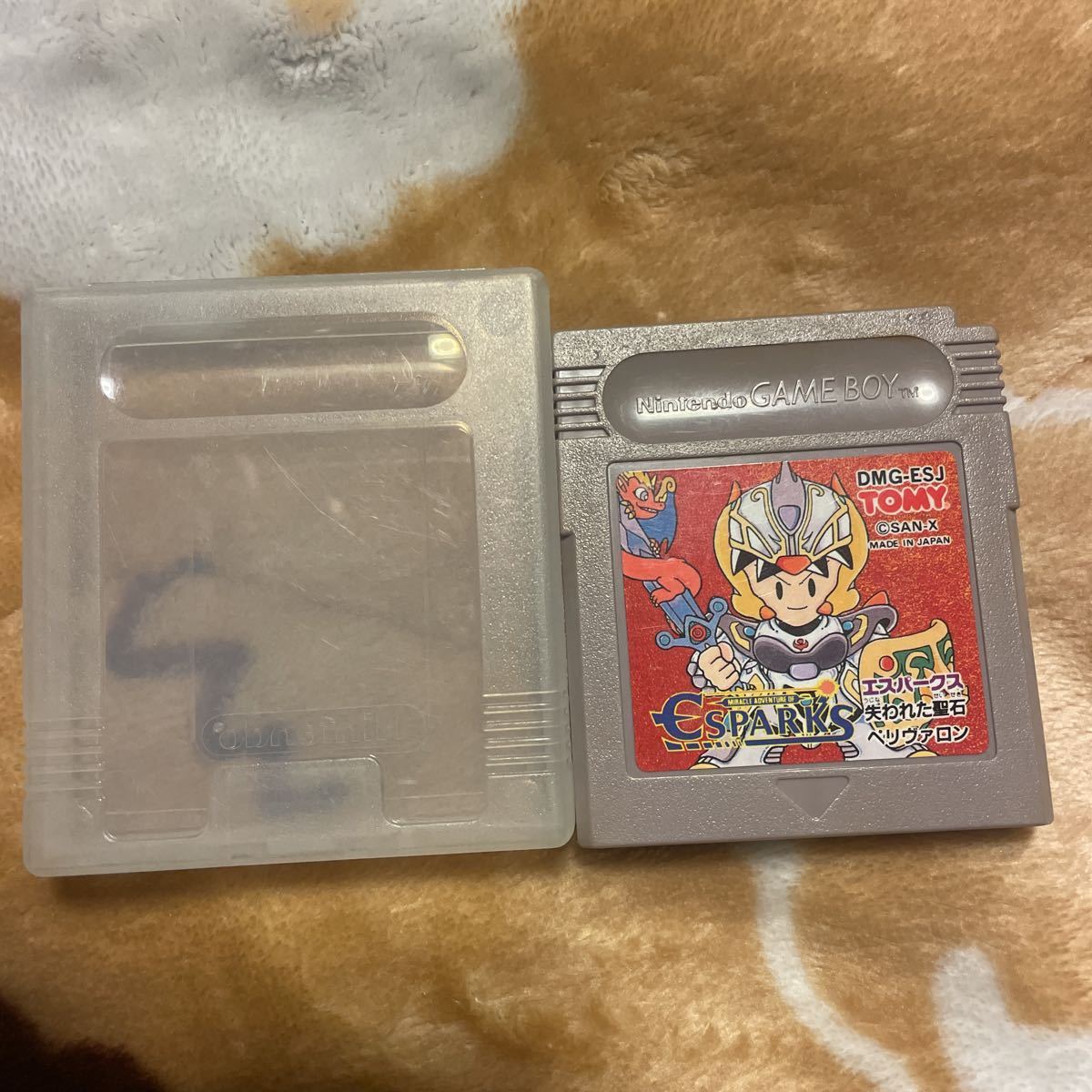 Nintendo 任天堂 GAME BOY TM エスパークス 失われた聖石ベリヴァロン カセット ソフト ケース付き