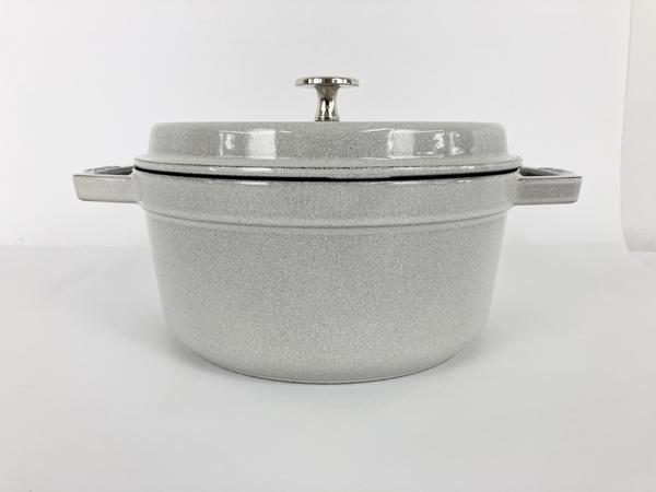 STAUB LA COCOTTE 22cm 8 1/2 ストウブ ココット 両手鍋 中古 Y7472244 