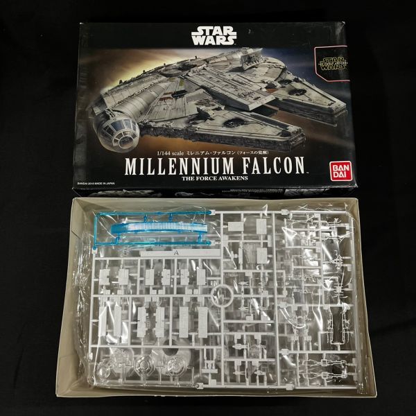 BCK014T 未組立 バンダイ 1/144 STAR WARS ミレニアム・ファルコン フォースの覚醒
