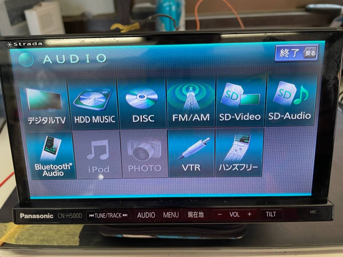 CN-H500D Panasonic パナソニック ナビ Bluetooth DVD フルセグ 【公式
