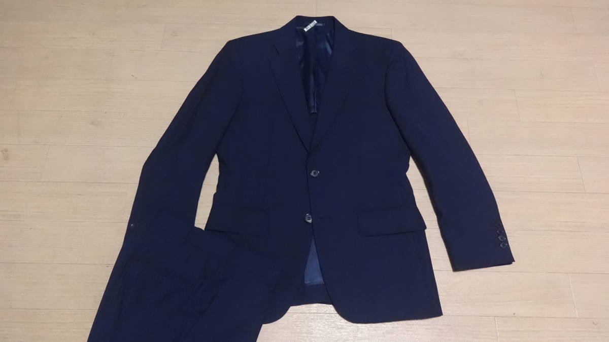 新品1円～★定価13.7万 イタリア生地 ロロピアーナ スーパー130's生地 ウール毛 ストライプスーツ 92A5 Loro Piana 総裏 黒  ◆4153◆ イタリア生地 Loro ロロピアーナ ジャケット イタリアブランド生地ロロピアーナ-福岡天神店ブログ