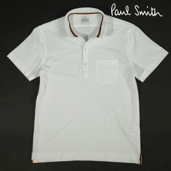 未使用1円～☆定価1.3万 ポールスミス Paul Smith 半袖 COOLMAX カノコ 