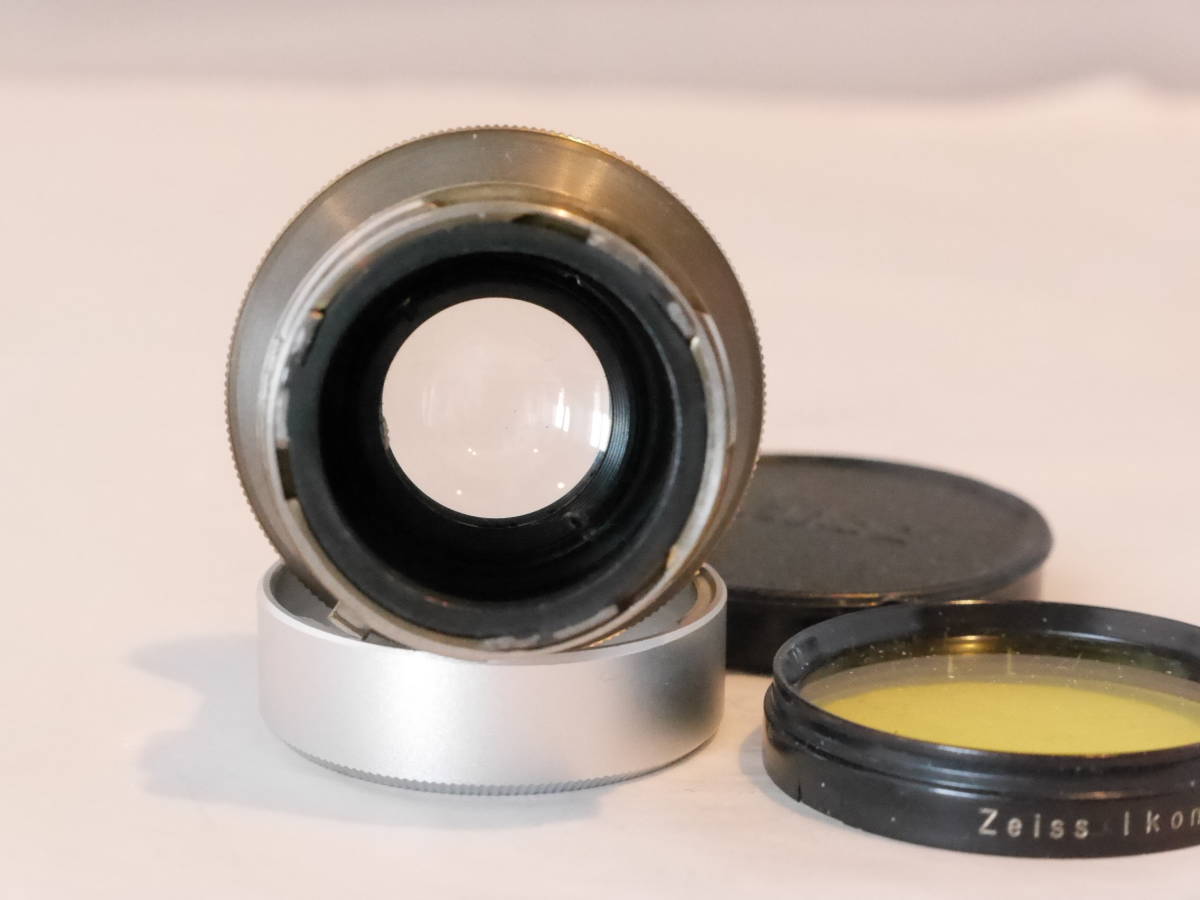 ☆Carl Zeiss Jena 5cm f2.8 テッサー ニッケル 沈胴 1515289番 旧