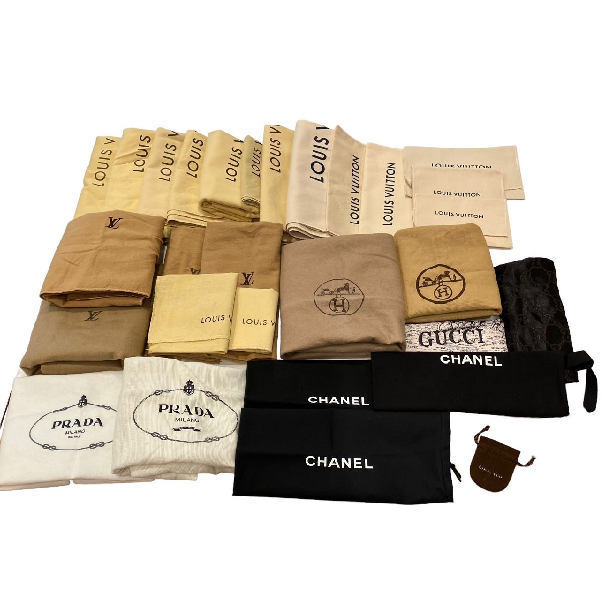 1円 □美品〜□ LOUIS VUITTON ルイヴィトン 保存袋 巾着 バッグ 財布 