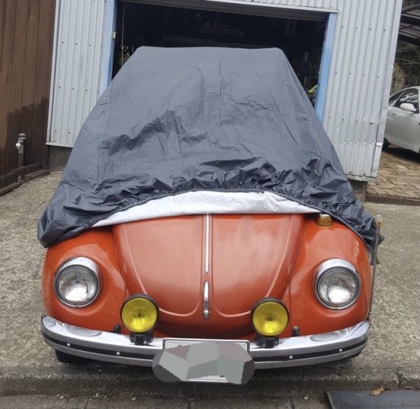 空冷VW　タイプ１　ビートルに！高品質多層構造ボディカバー！裏起毛・高撥水・良通気のプレミアムカーカバー！装着簡単な車カバー 空冷VW タイプ１ ビートルに！高品質多層構造ボディカバー！裏起毛・高 対応用 ５層構造 ボディカバー裏起毛