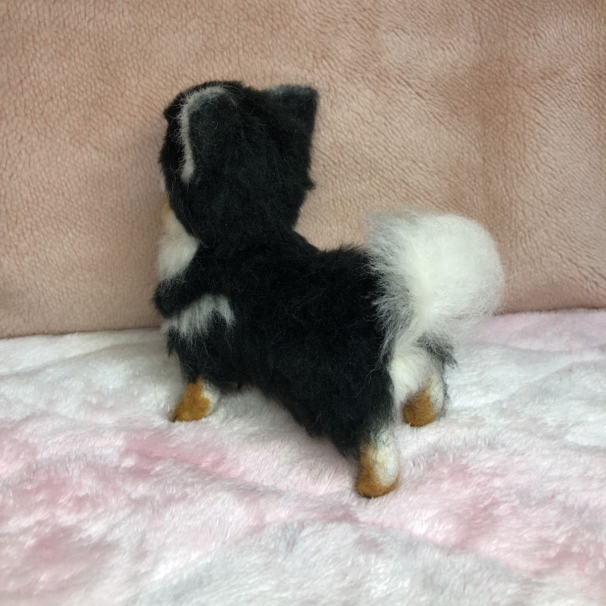 ☆leo&miku☆ チワワブラックタン 羊毛フェルト 犬 チワワ