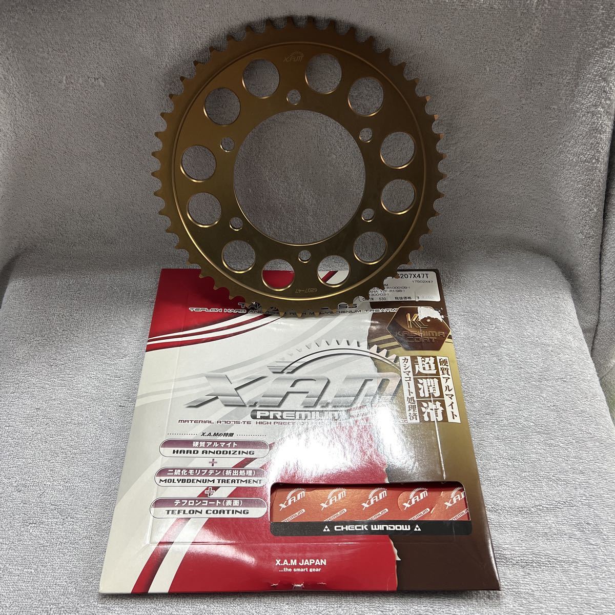 XAM PREMIUM ザム プレミアム スプロケット SUZUKI GSX-R1000 YAMAHA YZF-R1 XJR-R1 A6207X47T A50407-11