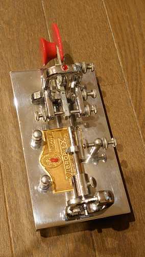 VIBROPLEX 電鍵 シングルレバー パドル ビンテージ モールス信号